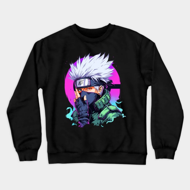 kakashi Crewneck Sweatshirt by fancy ghost